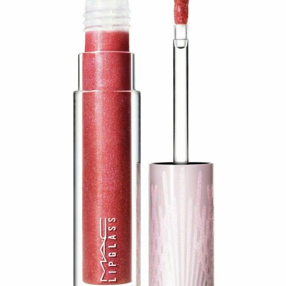 Mac Cosmetics Frosted Fireworks Lipglass Lipgloss Snow in Love BNIB Limited Edt - Picture 4 of 4